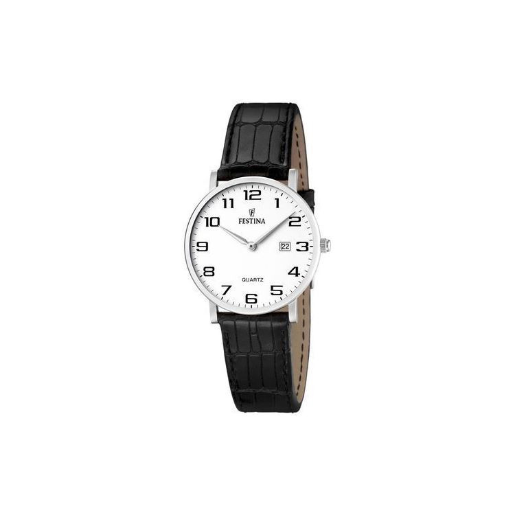 Cuir Noir Blanc Classique Femme