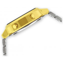 Digitale Vintage Acier Inox Doré Homme