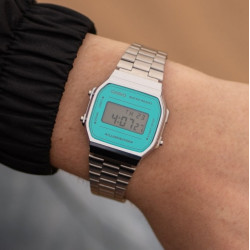 CASIO Mixte Vintage Iconic Acier A168WEM-2EF