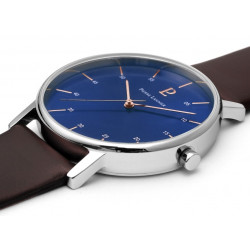 PIERRE LANNIER Montre Homme 202J164 Cityline Cuir Marron