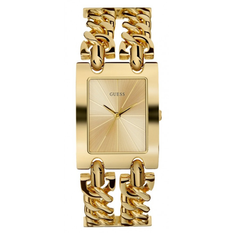 GUESS Montre Femme W1117L2 Heavy Metal Acier Doré