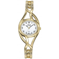 JOALIA Montre Femme 630506 Acier Doré & Blanc