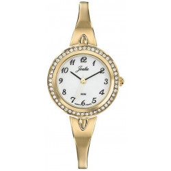JOALIA Montre Femme 631994 Acire Doré & Blanc