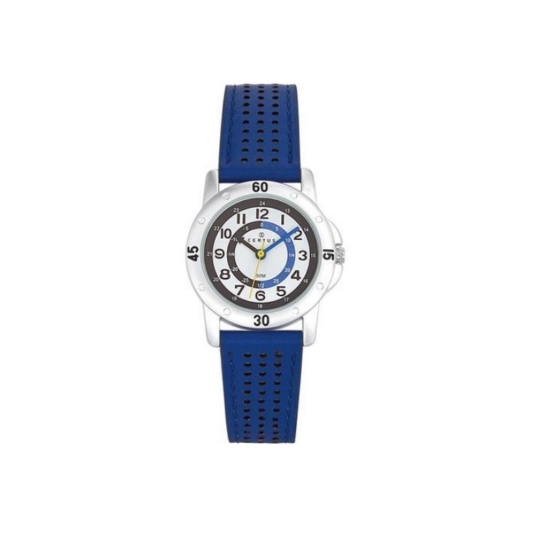 CERTUS JUNIOR Montre Enfant 647495 Cuir Bleu