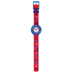 FLIK FLAK Montre Enfant FBNP117 Dinosauritos Rouge & Bleu
