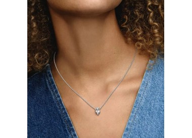 Collier Pendentif Avon Vintage - Cœur Doré Avec Cristal, 1986, Neuf Dans Sa Boîte D'origine