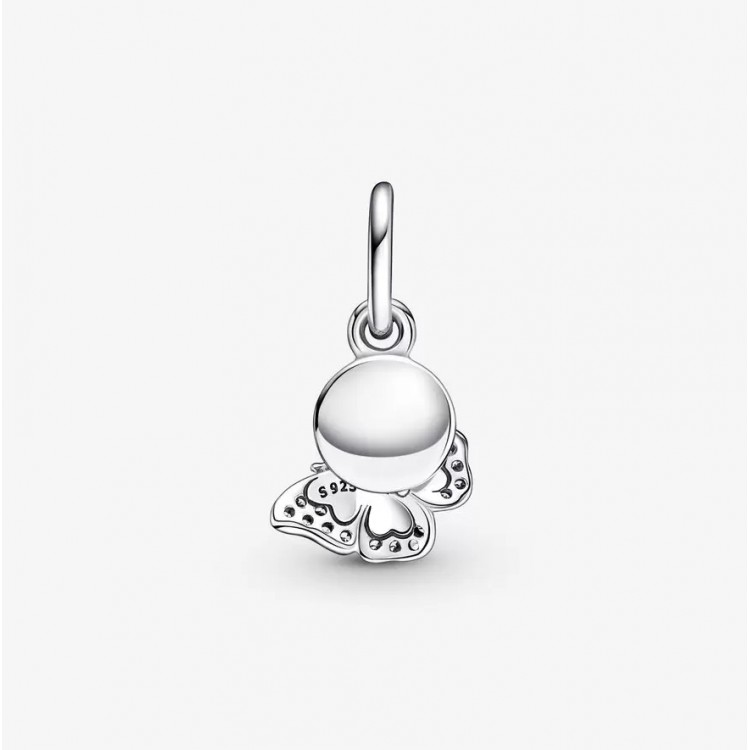 PANDORA Charm Pendant Double Papillon Bleu & Citation 790757C01