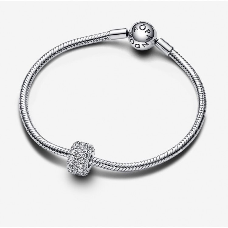 PANDORA Charm Luminescent Tête de Mort Scintillante 792811C01