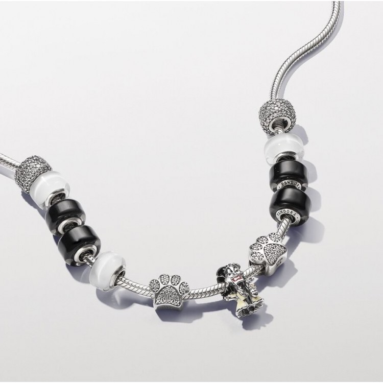 PANDORA Charm Luminescent Tête de Mort Scintillante 792811C01