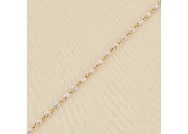Bracelet Agatha En Cuir Orange Et Acier - Réglable - Neuf Sans Emballage