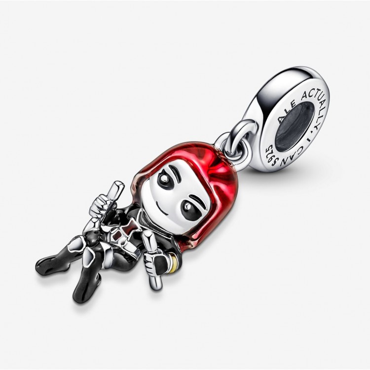 PANDORA Charm Pendant Marvel The Avengers Black Widow Argent