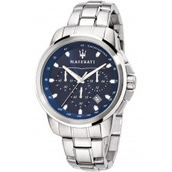 Successo Bleu Chrono Acier Inox Homme